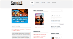 Desktop Screenshot of cementamericas.com